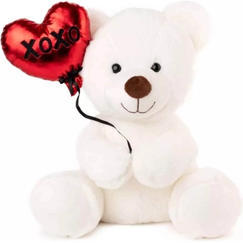 Image 1 of Amek Toys ПЛЮШЕНО МЕЧЕ С БАЛОН - СЪРЦЕ БЯЛО 38 СМ