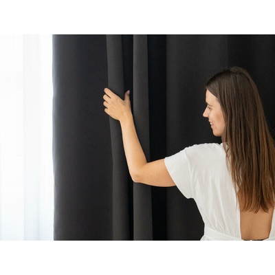 Škodák Zatemňovací záves Blackout - čierny - š. 280 cm
