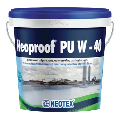 NEOTEX ТЕЧНА ХИДРОИЗОЛАЦИЯ neoproof pu w-40 13кг БЯЛ (ne-wat-pu-16-40)