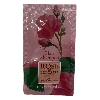 Rose of Bulgaria šampon na vlasy z růžové vody 12 ml vzorek