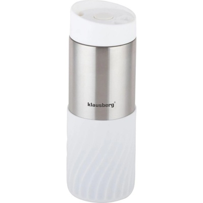 Klausberg termohrnek nerezová ocel bílá 400 ml