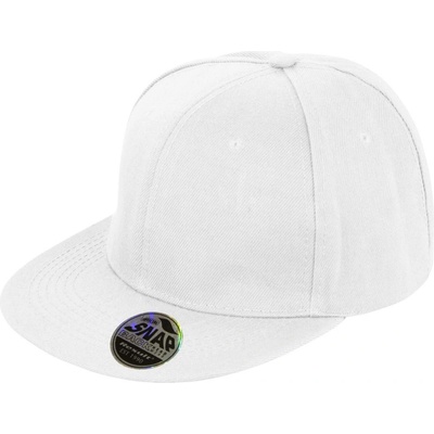 Result Headwear RC 083X s plochým kšiltem 6 panelová COT28083X00199-white Bílá