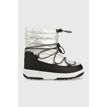 Moon Boot jr girl boot met Silver