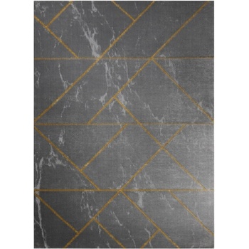 Dywany Łuszczów Emerald geometric 1012 grey and gold