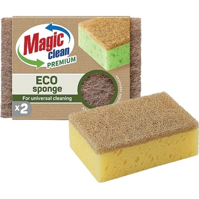 ГЪБА ДОМАКИНСКА premium eco ФИБРА УНИВЕРСАЛНА К-КТ 2бр (hssf851)