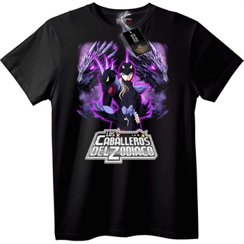 NOONEBRAND Тениска Saint Seiya Драконов рицар - 2XL, White