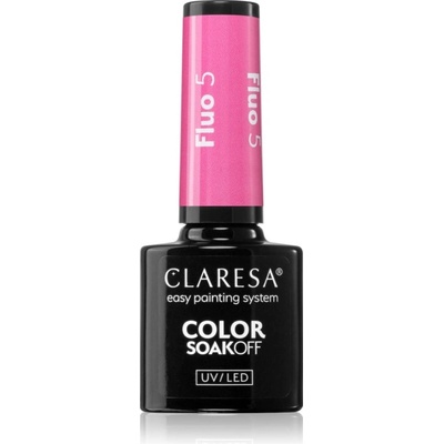 Claresa SoakOff UV/LED Color Fluo гел лак за нокти цвят 5 5 гр