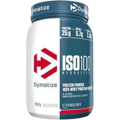 Dymatize ISO 100, strawberry, 932 g, Dymatize (25181102)