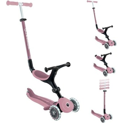 Globber Go up active lights ecologic fialová