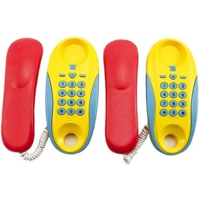 Teddies Телефони стая - стая пластмаса 2бр на батерии разстояние 8м