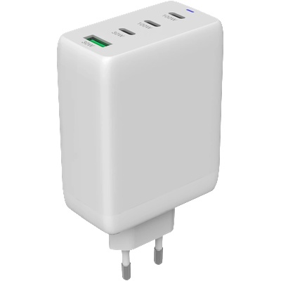 charger CU100ACC GaN 100W 3xPD 1xQC EU White (CNS-CUW100ACC)