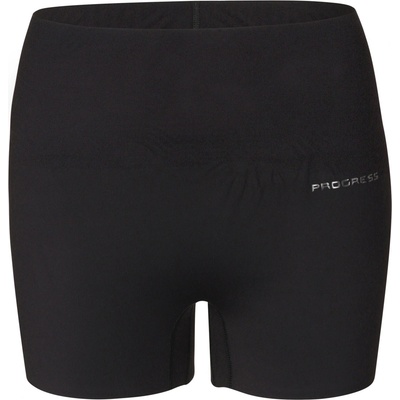 dámske šortky s push-up efektom PROGRESS ZORA MINI čierna strieborná