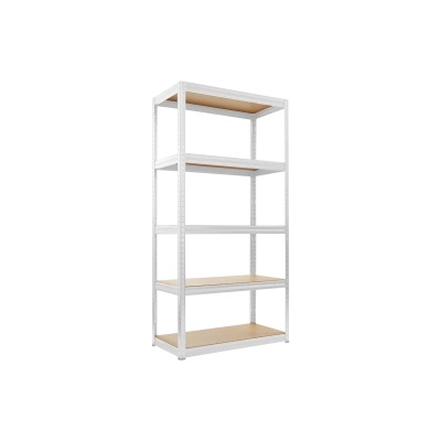 Carmen Метален стелаж star 180х90х45 см, до 175 кг на рафт - бял