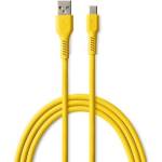 Colorum Кабел Colorum - 14977, USB-A/USB-C, 1.8 m, жълт (14977)
