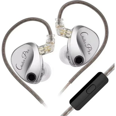 KZ професионални слушалки Hi-Fi In-Ear-Monitors - Castor Pro Silver Mic - Harman Edition (6.01.02.0320)