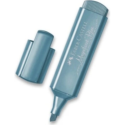 Faber-Castell 154647 Textliner 46 Metallic metalický modrý
