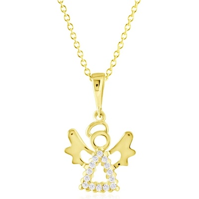 Gemmax Zlatý řetízek s andělem GLSYB-35641-36261