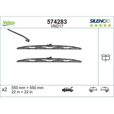 Valeo Silencio 700+680 mm ST VM218