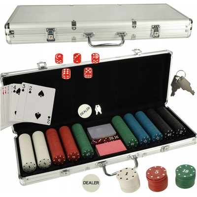 KIK KX4409 Pokerová sada 500 žetonů – Zboží Dáma