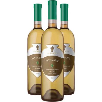 Marani Marani MTSVANE KVEVRI suché oranžové víno 13% 3 x 750 ml (holá lahev)