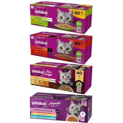 Whiskas Adult mix chutí omáčka želé 160x85 g