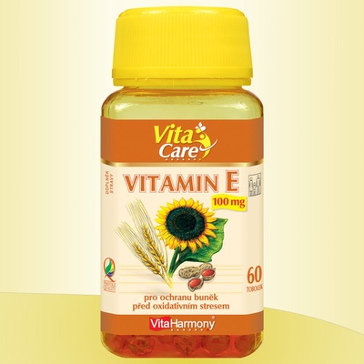 VitaHarmony Vitamín E 100 mg 60 kapsúl
