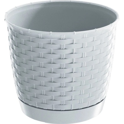 PROSPERPLAST Kvetináč RATOLLA ROUND biely 30cm
