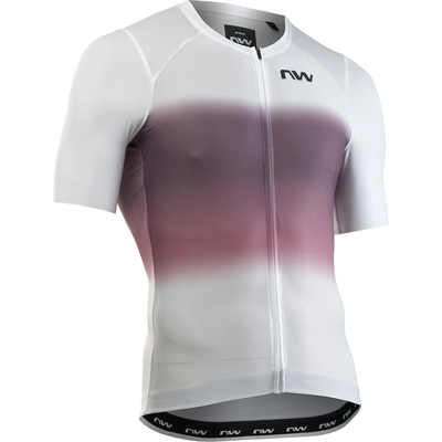Northwave Мъжка фланелка с къс ръкав за колоездене Northwave Blade Air Jersey Short Sleeve Cycling jersey - White / Dusty Malva - размер XXL (056-3720-0616)
