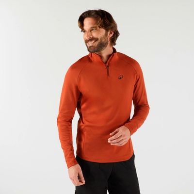 Kuikma mikina Thermic s dlhým rukávom 1/2 zips červená