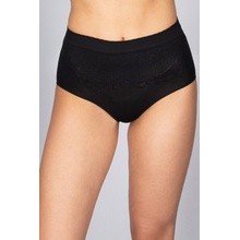 Intimidea Kalhotky s vyšším pasem bezešvé Culotte Setificato Light Bílá