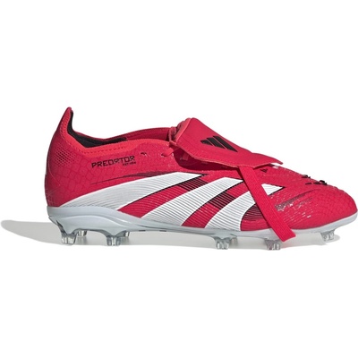 Adidas Детски футболни бутонки Adidas Predator Elite Fold-Over Tongue Childrens Firm Ground Football Boots - Red/White