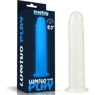 Пенис дилдо, светещо в тъмното, 21см. - Lumino Play Dildo (LVTOY00530)