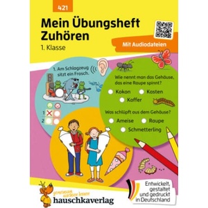 Mein Übungsheft - Zuhören und verstehen 1. Klasse (ISBN: 9783881004213)