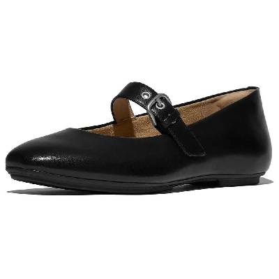 Delicato Leather mary jane - Black (All Black)