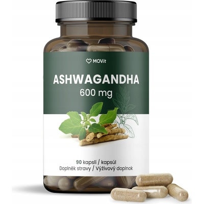 MOVit Ashwagandha 600mg 90 kapsúl