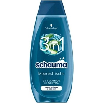 Schauma Meeresmineral 3v1 pánsky šampón na vlasy 400 ml