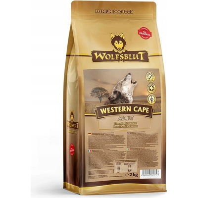 Wolfsblut Western Cape Adult 2 kg pštros a banán