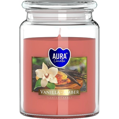 BISPOL Ароматна свещ Bispol Aura - Vanilla and Amber, 500 g (snd99-355)