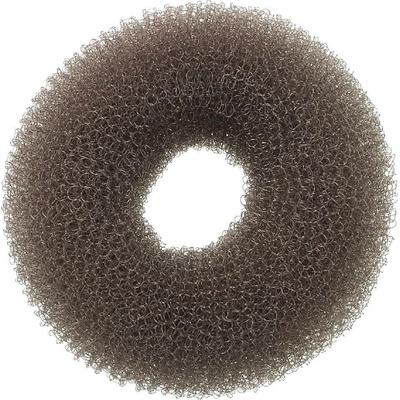 Kulatá výplň do drdolu Sibel - hnědá, 8 cm
