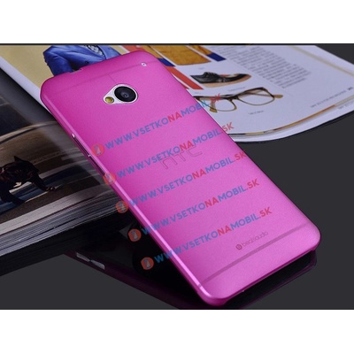PROTEMIO 176 Ultratenký plastový kryt HTC One M7 růžový
