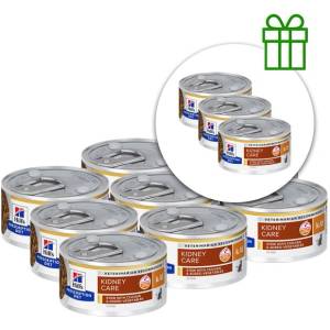Hill's Hill s Prescription Diet k/d Stew Грижа за бъбреците консерви за котки 82 г, 9+3 БЕЗПЛАТНО