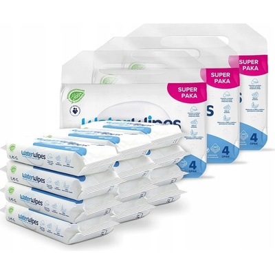 WATERWIPES 100% BIO odbouratené ubrousky 12 x 60 ks – Zboží Mobilmania