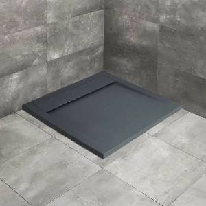 Radaway Teos C квадратно композитно душ корито 100x100 см антрацит (HTC100100-64)