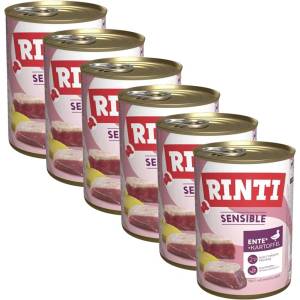 RINTI Консерва RINTI SENSIBLE патица, черен дроб и картоф 6 x 400 г