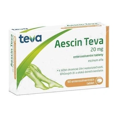 AESCIN TEVA POR 20MG TBL ENT 90