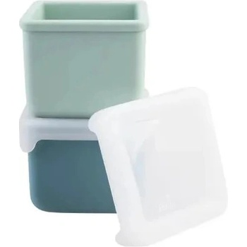 Melii Силиконови контейнери за закуски Melii Luxe - 2 броя, Blue/Mint (ML23330)