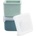 Melii Силиконови контейнери за закуски Melii Luxe - 2 броя, Blue/Mint (ML23330)