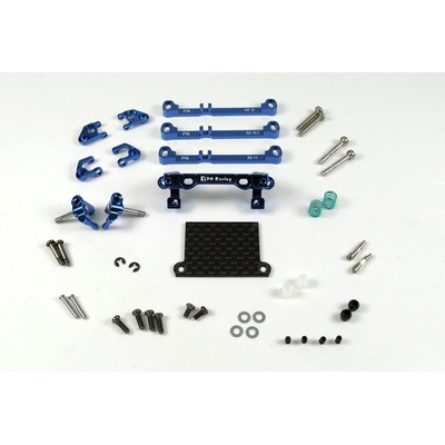 PN Racing Mini-Z V3 MR03/PNR2.5W Double A-Arm Front Suspension Blue
