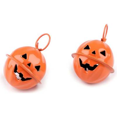 Stoklasa Rolnička dýně halloween Ø24 mm Balení: 2 ks, Varianta: 2 oranžová dýňová kroužek 2 oranžová dýňová kroužek
