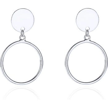 Silenti Jewelry Сребърни обеци "Сдържаност